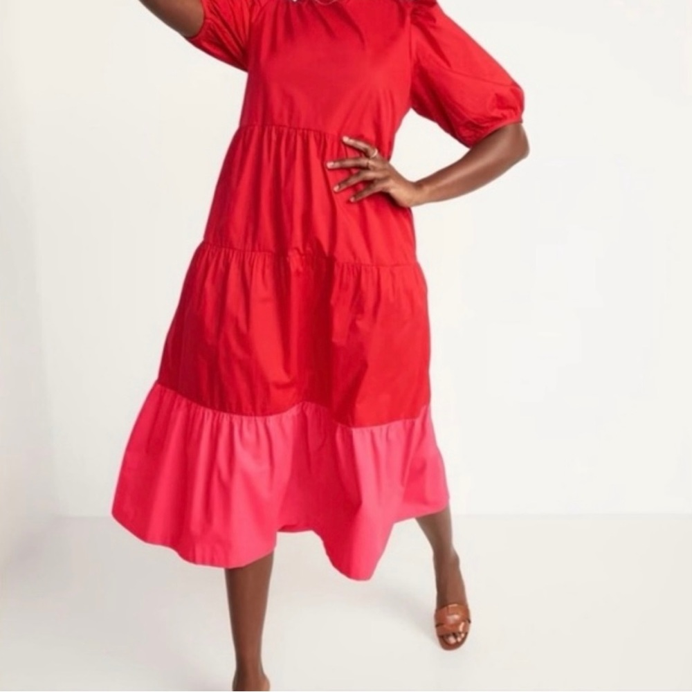 Old Navy color block Dress Sz. L
